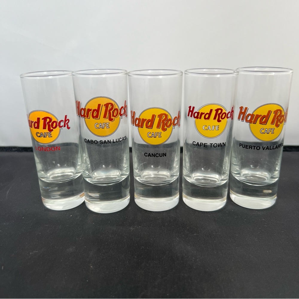 Hard Rock Cafe Shot Glasses lot